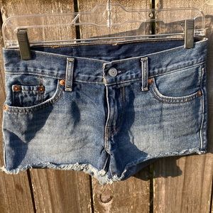 Levi’s Distressed Shorts